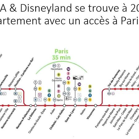 Cosy Appartement Near Disneyland & Paris Coupvray Eksteriør billede